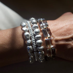 Silver Adornments Bracelet Stack