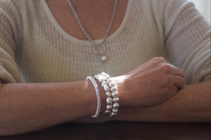 Silver Adornments Bracelet Stack