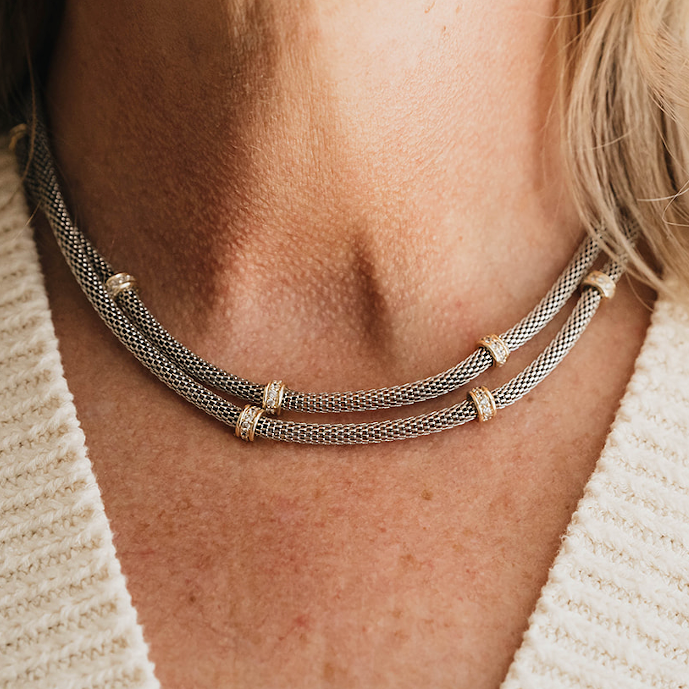 Woven Armor Necklace