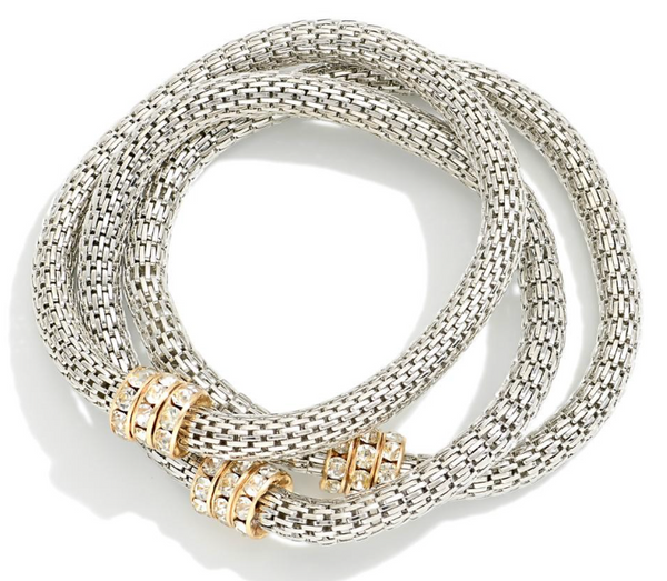 armo jewelry ブレスレットセット Woven Armor Bracelet Set - Louise Bentley Jewelry With Purpose