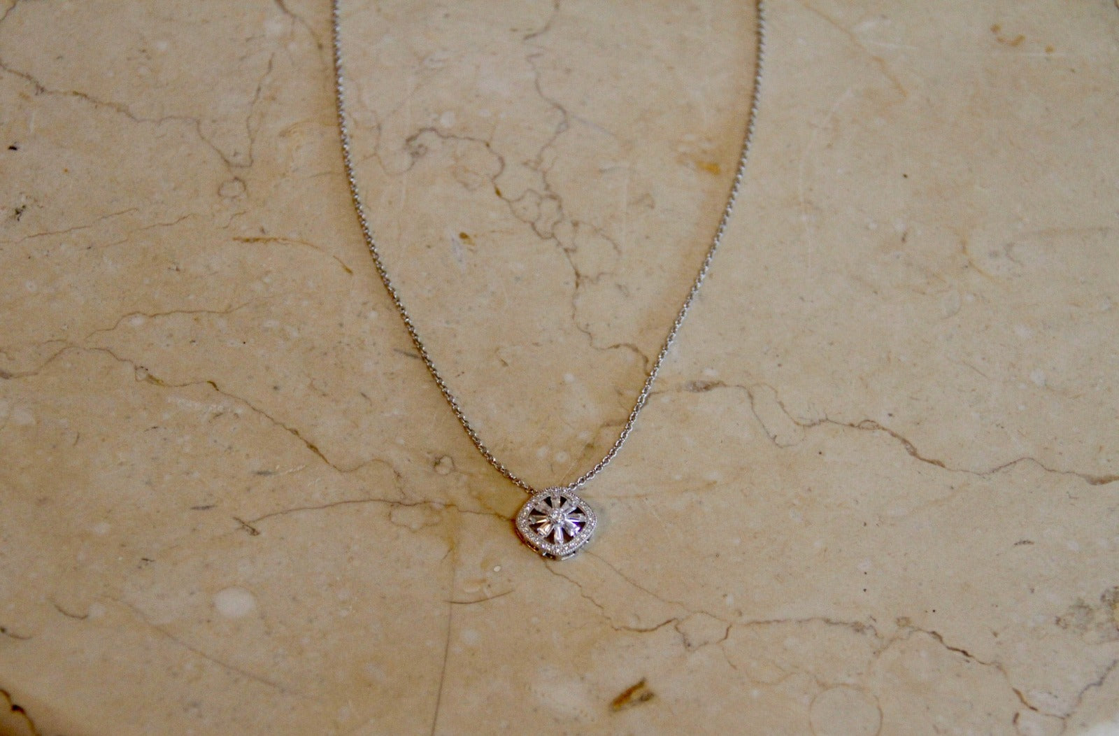 Snow Crystal Necklace